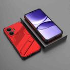 For Redmi Turbo 4 Pro Punk Armor 2 in 1 PC + TPU Phone Case with Holder(Red) - 2
