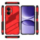 For Redmi Turbo 4 Pro Punk Armor 2 in 1 PC + TPU Phone Case with Holder(Red) - 3