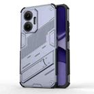 For Redmi Turbo 4 Pro Punk Armor 2 in 1 PC + TPU Phone Case with Holder(Grey) - 1