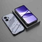 For Redmi Turbo 4 Pro Punk Armor 2 in 1 PC + TPU Phone Case with Holder(Grey) - 2