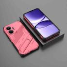 For Redmi Turbo 4 Pro Punk Armor 2 in 1 PC + TPU Phone Case with Holder(Light Red) - 2