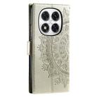 For Redmi Note 14 Pro 4G Totem Flower Embossed Leather Phone Case with Lanyard(Gold) - 3