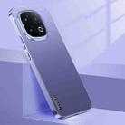 For vivo iQOO 13 Streamer Series Micro Frosted Metal Paint PC Phone Case(Dark Purple) - 1