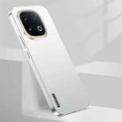 For vivo iQOO 13 Streamer Series Micro Frosted Metal Paint PC Phone Case(Silver) - 1