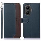 For Redmi Turbo 4 Pro KHAZNEH Litchi Texture Leather RFID Phone Case(Blue) - 1
