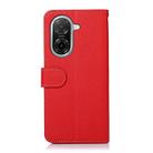 For Redmi A5 4G 173.3mm KHAZNEH Litchi Texture Leather RFID Phone Case(Red) - 3