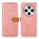 For Redmi 14 4G KHAZNEH Cowhide Texture Flip Leather Phone Case(Rose Gold) - 1