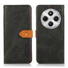 For Redmi 14 4G KHAZNEH Cowhide Texture Flip Leather Phone Case(Black) - 1