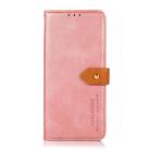 For Redmi 13X KHAZNEH Cowhide Texture Flip Leather Phone Case(Rose Gold) - 3