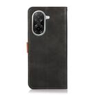 For Redmi A5 4G 171.7mm / Poco C71 KHAZNEH Cowhide Texture Flip Leather Phone Case(Black) - 3