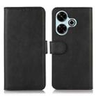 For Xiaomi Redmi 13 4G Cow Texture Leather Phone Case(Black) - 3