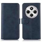 For Redmi 14C 4G Cow Texture Leather Phone Case(Blue) - 1