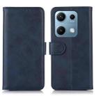 For Redmi Note 14S 4G Cow Texture Leather Phone Case(Blue) - 1