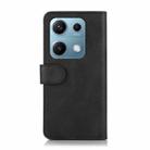 For Redmi Note 14S 4G Cow Texture Leather Phone Case(Black) - 3