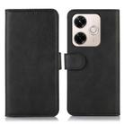 For Redmi 13X Cow Texture Leather Phone Case(Black) - 1