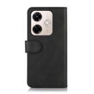 For Redmi 13X Cow Texture Leather Phone Case(Black) - 3