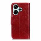 For Xiaomi Redmi 13 4G Nappa Texture Horizontal Flip Leather Phone Case(Red) - 3