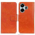 For Xiaomi Redmi 13 4G Nappa Texture Horizontal Flip Leather Phone Case(Orange) - 1