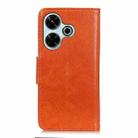 For Xiaomi Redmi 13 4G Nappa Texture Horizontal Flip Leather Phone Case(Orange) - 3