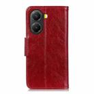 For Redmi Turbo 4 Nappa Texture Horizontal Flip Leather Phone Case(Red) - 3