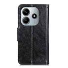 For Redmi Note 14 4G 164.84mm Nappa Texture Horizontal Flip Leather Phone Case(Black) - 3