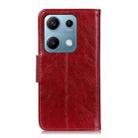 For Redmi Note 14S 4G Nappa Texture Horizontal Flip Leather Phone Case(Red) - 3