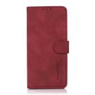 For Redmi Note 14S 4G KHAZNEH Matte Texture Leather Phone Case(Red) - 2