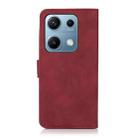 For Redmi Note 14S 4G KHAZNEH Matte Texture Leather Phone Case(Red) - 3