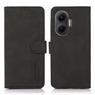 For Redmi Turbo 4 Pro KHAZNEH Matte Texture Leather Phone Case(Black) - 1