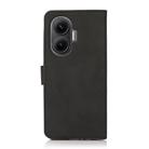 For Redmi Turbo 4 Pro KHAZNEH Matte Texture Leather Phone Case(Black) - 3