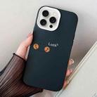 For iPhone 13 Pro Smile Face PC Hybrid TPU Phone Case(Black) - 1