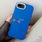 For iPhone 7 Plus / 8 Plus Smile Face PC Hybrid TPU Phone Case(Blue) - 1