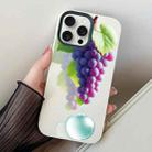 For iPhone 13 Pro Grape Pattern PC Hybrid TPU Phone Case(White) - 1