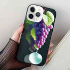 For iPhone 11 Pro Max Grape Pattern PC Hybrid TPU Phone Case(Black) - 1