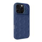 For iPhone 16 Pro Lens Frame Holder MagSafe PC Hybrid TPU Phone Case(Royal Blue) - 2