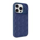 For iPhone 15 Pro Max Lens Frame Holder MagSafe PC Hybrid TPU Phone Case(Royal Blue) - 2