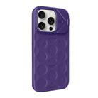 For iPhone 15 Pro Max Lens Frame Holder MagSafe PC Hybrid TPU Phone Case(Purple) - 2