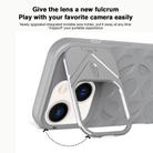 For iPhone 14 Plus Lens Frame Holder MagSafe PC Hybrid TPU Phone Case(Royal Blue) - 3