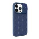 For iPhone 14 Pro Max Lens Frame Holder MagSafe PC Hybrid TPU Phone Case(Royal Blue) - 2
