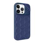 For iPhone 13 Pro Max Lens Frame Holder MagSafe PC Hybrid TPU Phone Case(Royal Blue) - 2