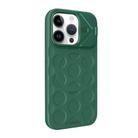 For iPhone 13 Pro Max Lens Frame Holder MagSafe PC Hybrid TPU Phone Case(Deep Green) - 2