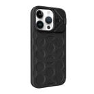 For iPhone 13 Pro Lens Frame Holder MagSafe PC Hybrid TPU Phone Case(Black) - 2