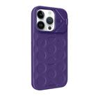 For iPhone 13 Pro Lens Frame Holder MagSafe PC Hybrid TPU Phone Case(Purple) - 2
