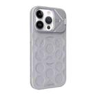 For iPhone 13 Pro Lens Frame Holder MagSafe PC Hybrid TPU Phone Case(Titanium Gray) - 2