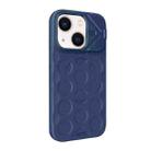 For iPhone 13 Lens Frame Holder MagSafe PC Hybrid TPU Phone Case(Royal Blue) - 2