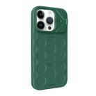 For iPhone 12 Pro Lens Frame Holder MagSafe PC Hybrid TPU Phone Case(Deep Green) - 2
