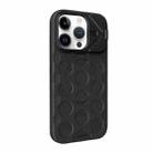 For iPhone 12 Pro Max Lens Frame Holder MagSafe PC Hybrid TPU Phone Case(Black) - 2