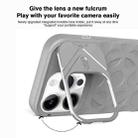 For iPhone 12 Pro Max Lens Frame Holder MagSafe PC Hybrid TPU Phone Case(Black) - 3