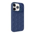 For iPhone 11 Pro Max Lens Frame Holder MagSafe PC Hybrid TPU Phone Case(Royal Blue) - 2