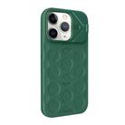 For iPhone 11 Pro Max Lens Frame Holder MagSafe PC Hybrid TPU Phone Case(Deep Green) - 2